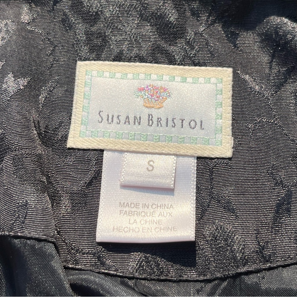 Susan Bristol Multi Patterned Patchwork Suit Vest - image 4